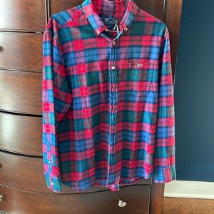 NWT vineyard vines plaid flannel shirt